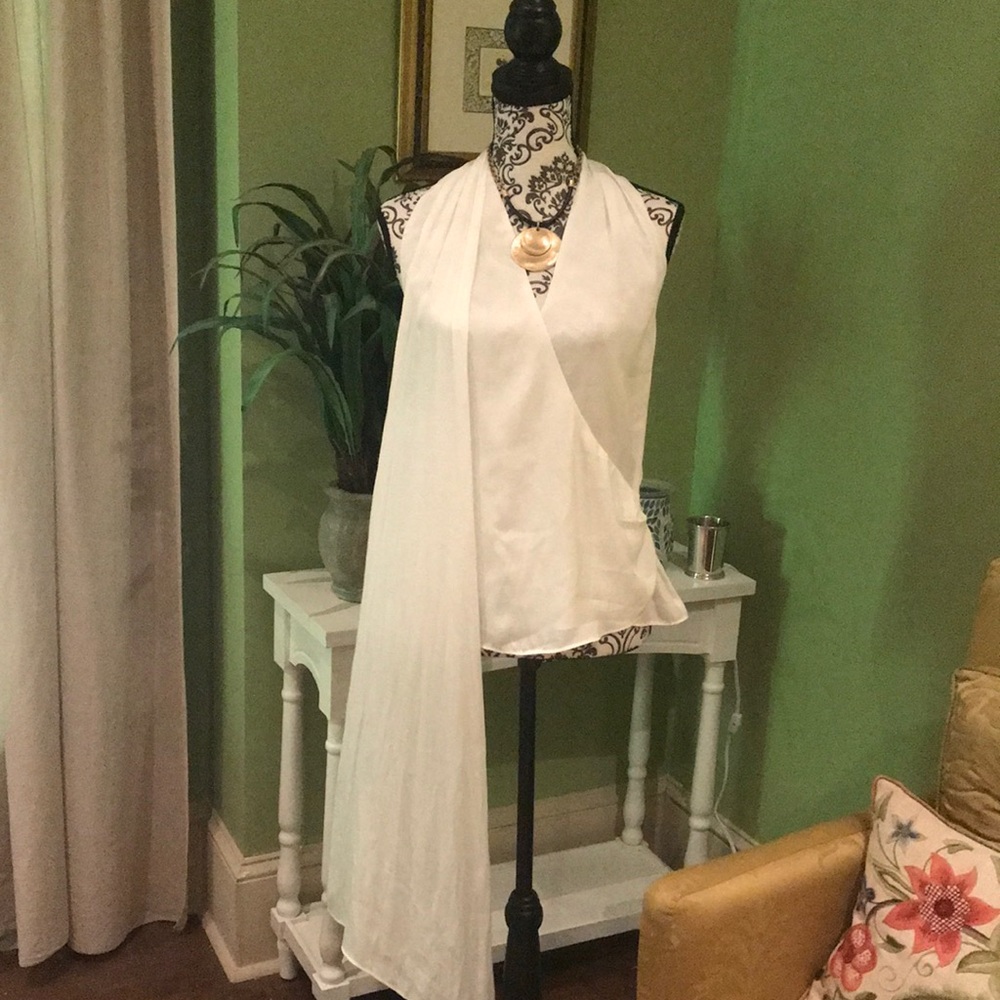 Layered halter top